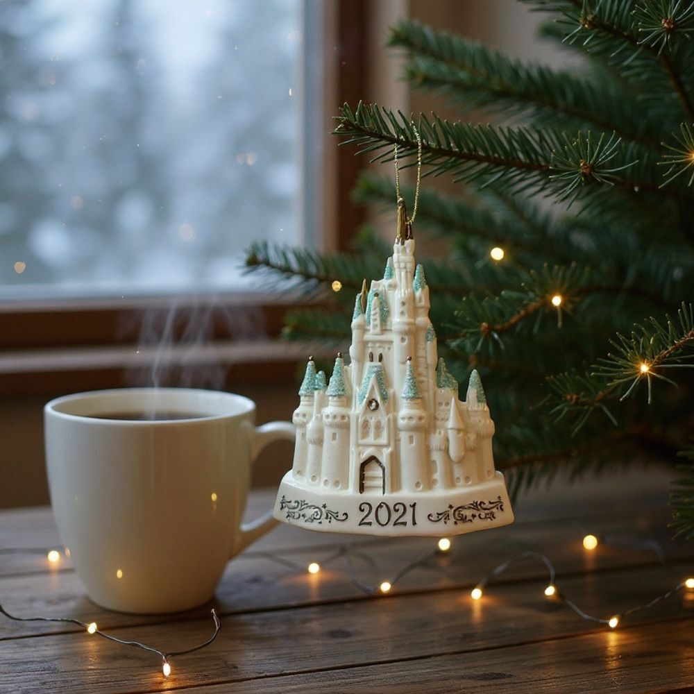 Lenox Disney 2021 Cinderella Castle Ornament Showcase Collection w/ Box